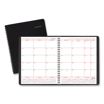 AT-A-GLANCE® Monthly Planner In Business Week Format, 10 X 8, Black Cover, 12-month (jan To Dec): 2022 freeshipping - TVN Wholesale